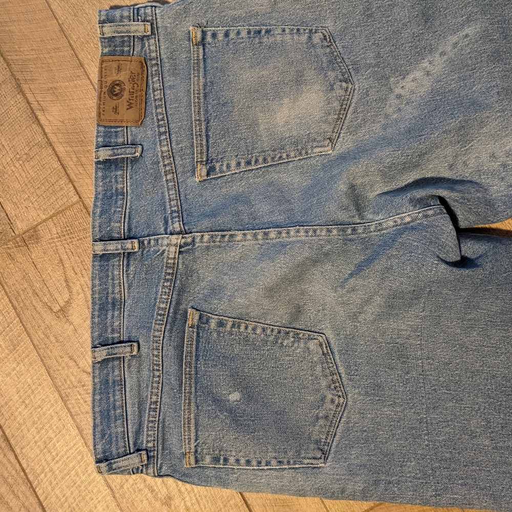 Mens Wrangler Stretch Jeans 36x29